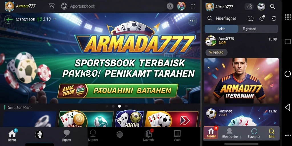 Tampilan menarik dari permainan taruhan Sportsbook ARMADA777.