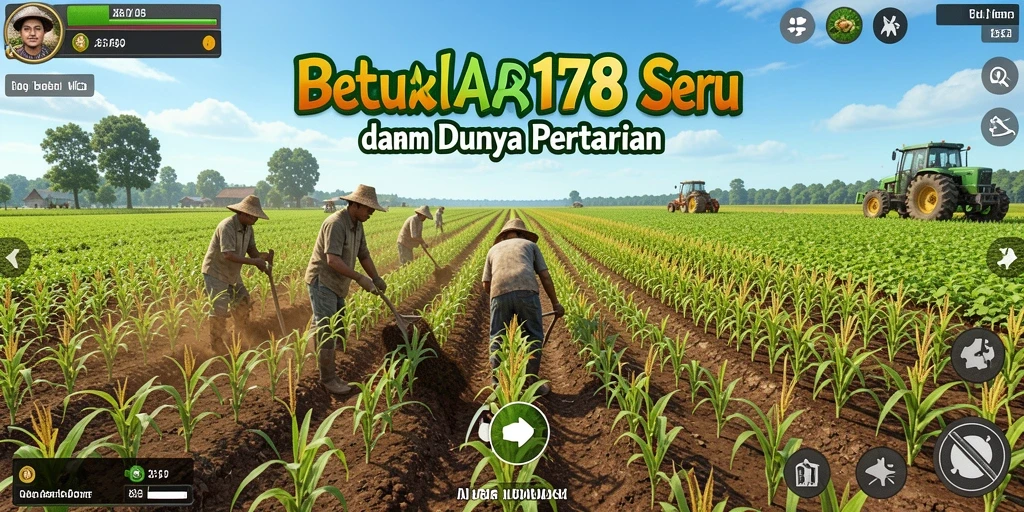 Tampilan gameplay seru di dunia pertanian BADAK178.