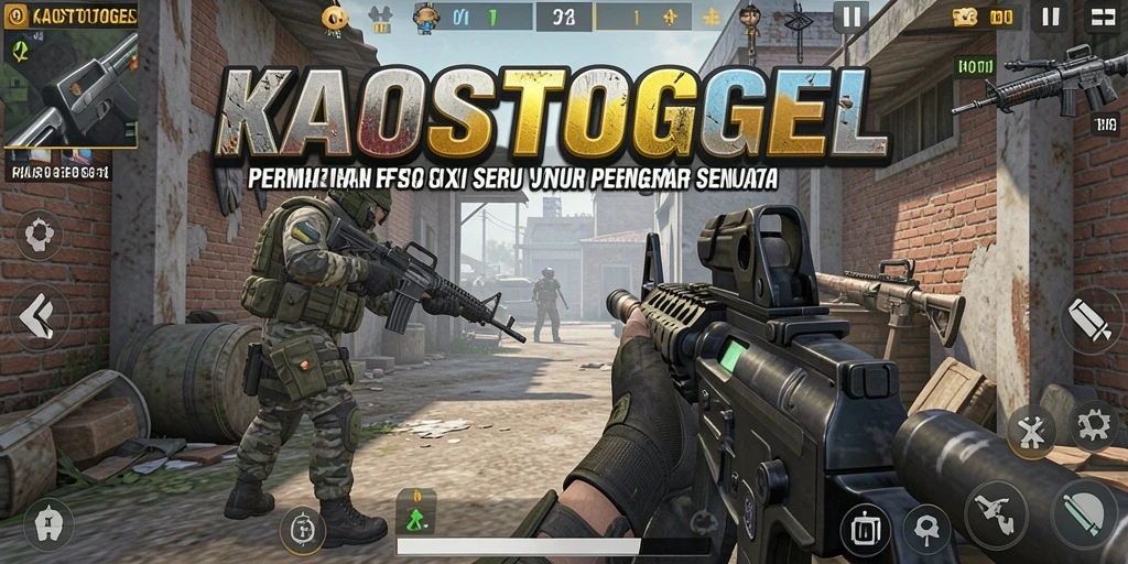 Screenshot gameplay menampilkan aksi menegangkan di KAOSTOGEL.