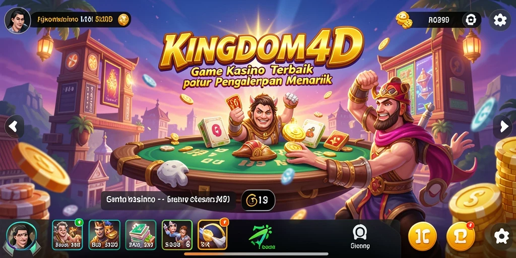 Gameplay menarik dari KINGDOM4D yang penuh aksi kasino.