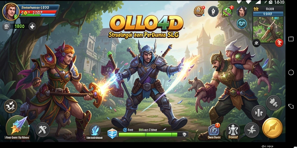 Tampilan permainan OLLO4D dengan strategi menarik dan peperangan.
