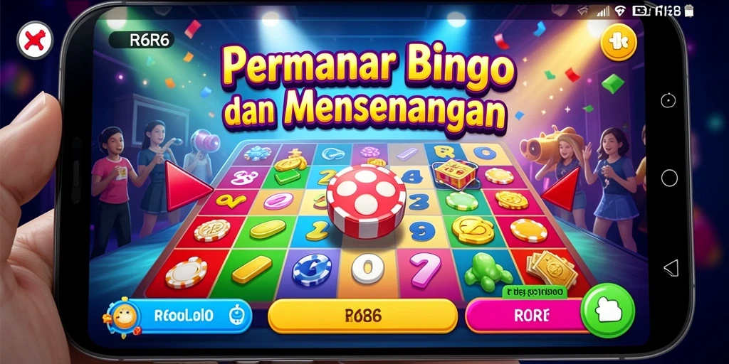 Tampilan gameplay Bingo yang seru di R6R6.