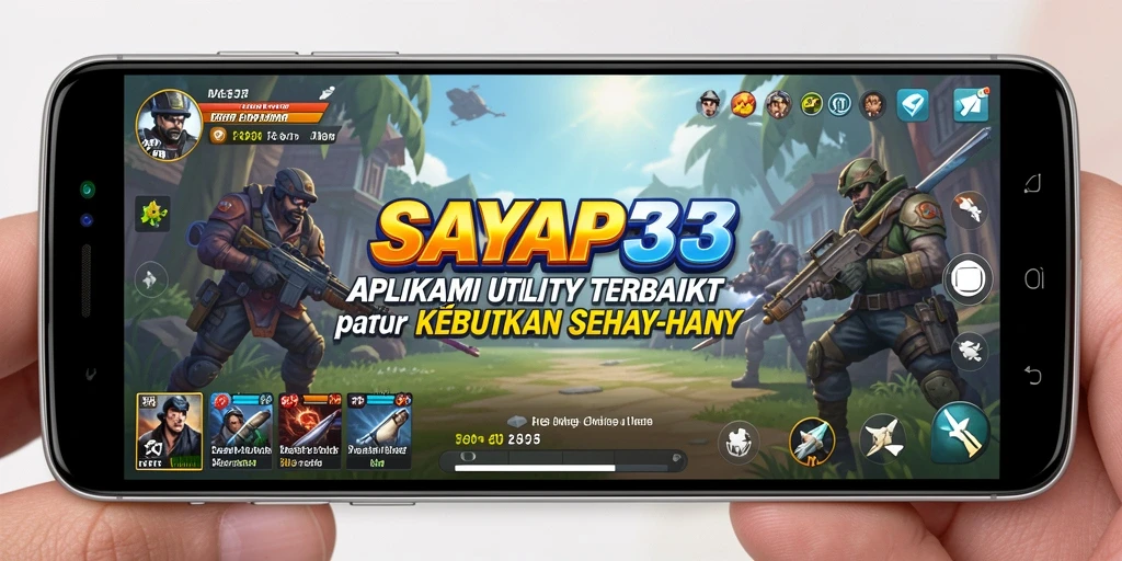 Tampilan antarmuka modern dan intuitif dari SAYAP33 saat digunakan.