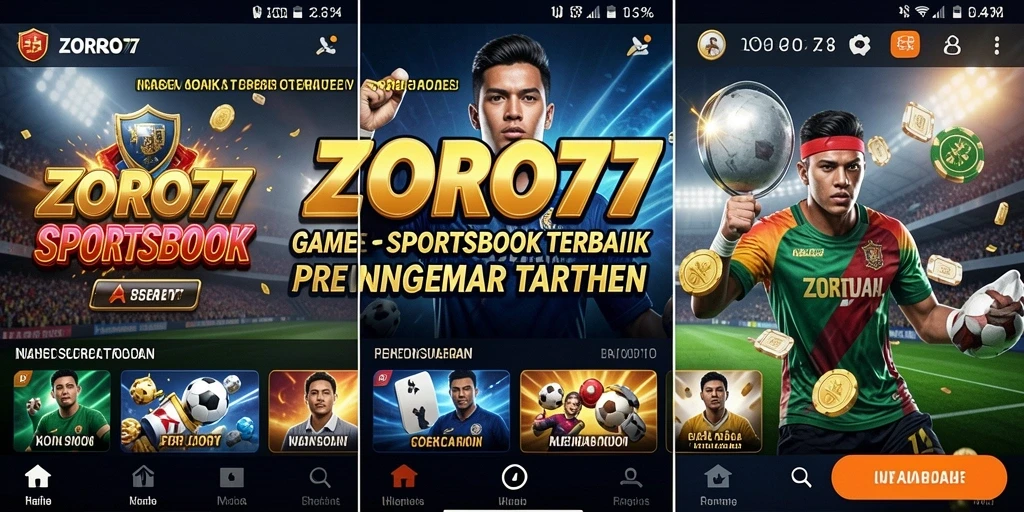 Tampilan gameplay <strong>ZORO77</strong> yang menarik dengan berbagai pilihan taruhan.